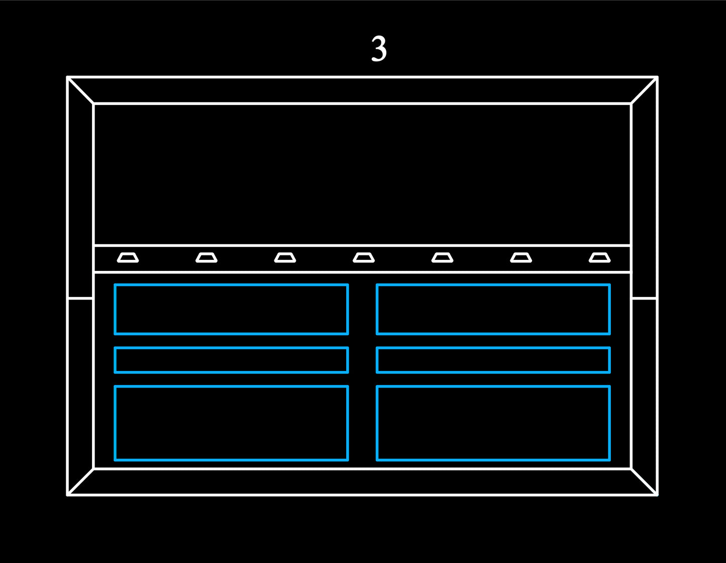 Aluminium Fitters Toolbox 1200mm