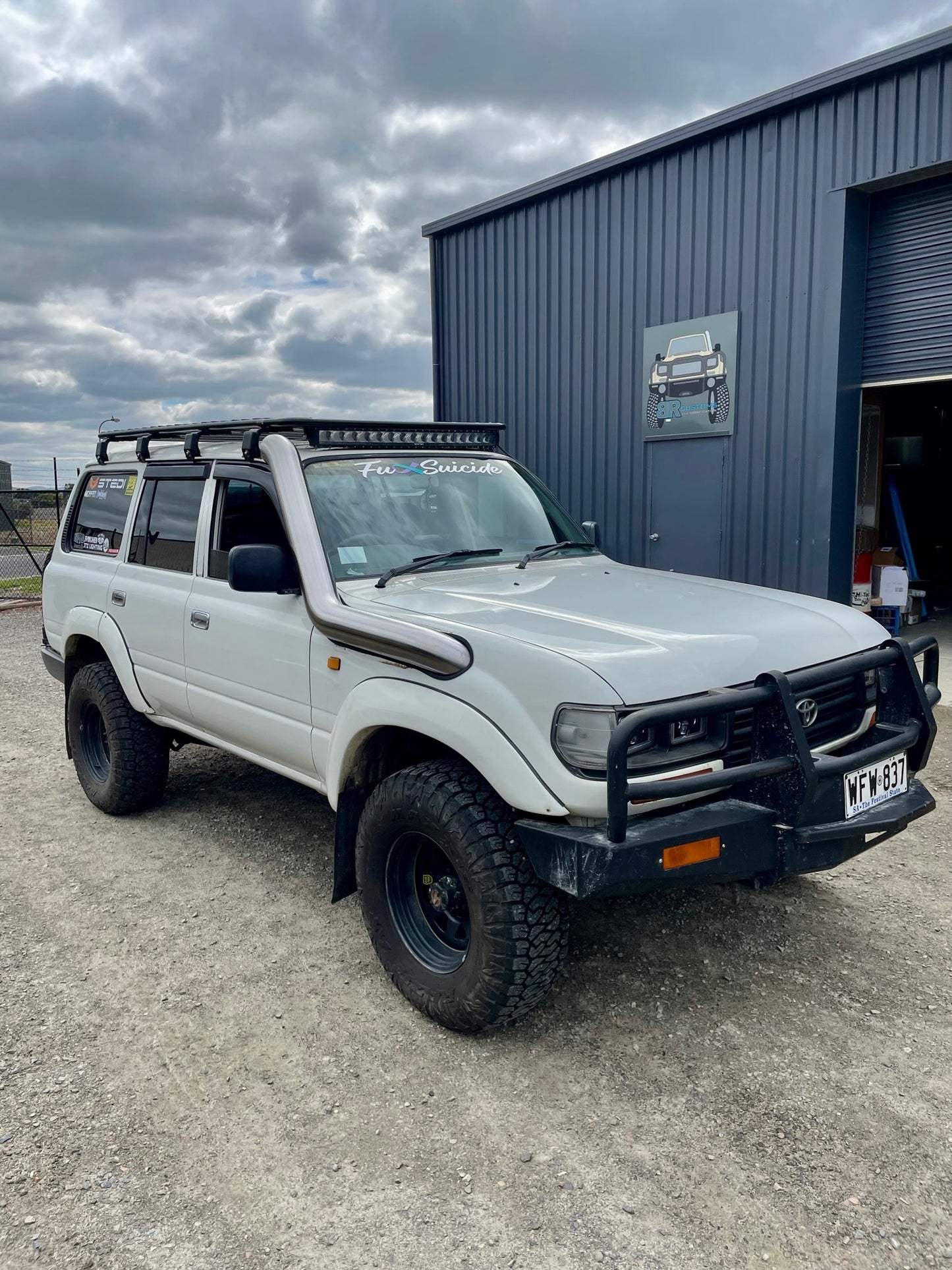 Toyota LC80 5" Snorkel (Safari Cover Up)