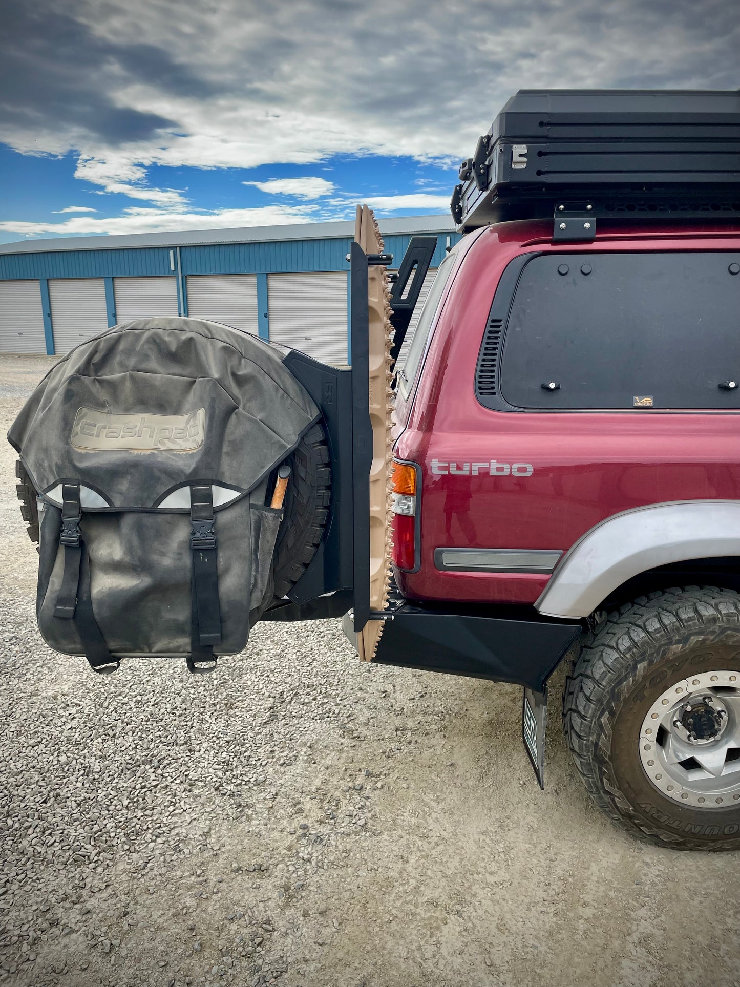 Aluminium Tyre Rack/Maxtrax Holder
