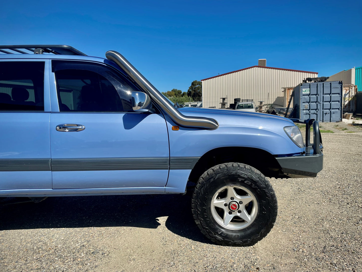 Toyota LC100/105 4" Mid Entry Snorkel