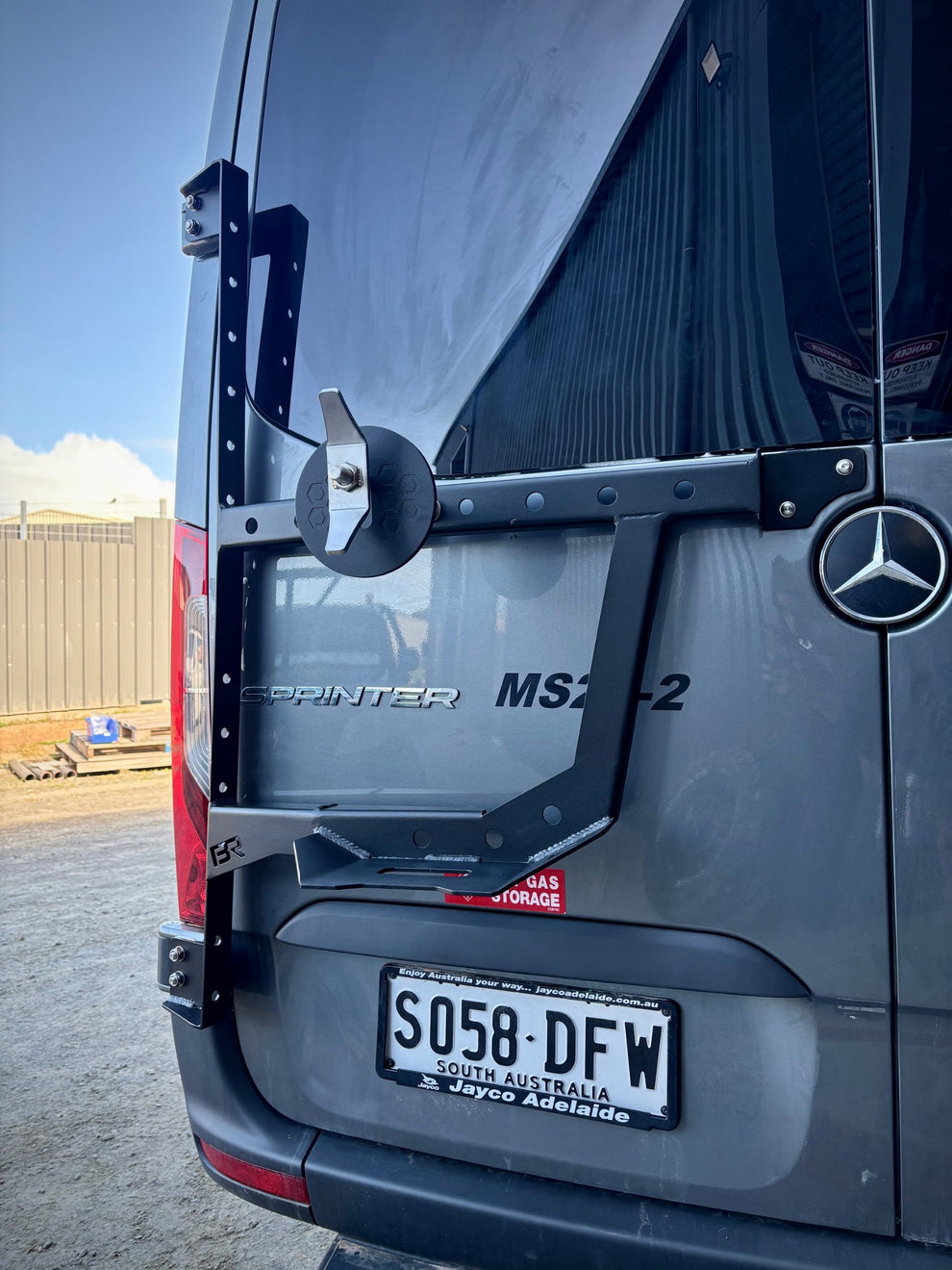 Mercedes Sprinter VS30 2019+ Rear wheel carrier – BR Customs